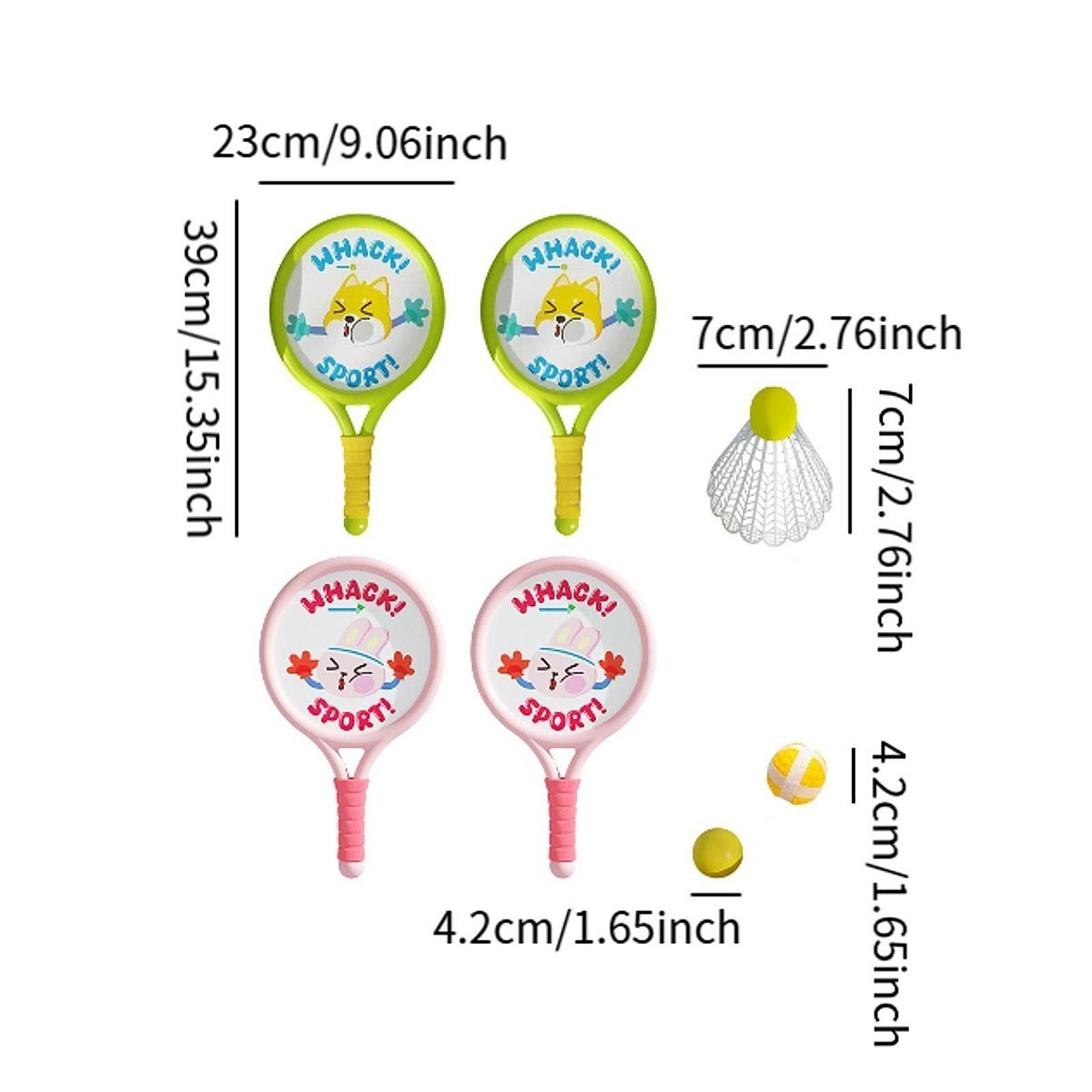 Badminton Kids - Professionele badminton- en tennisracketsset voor kinderen,