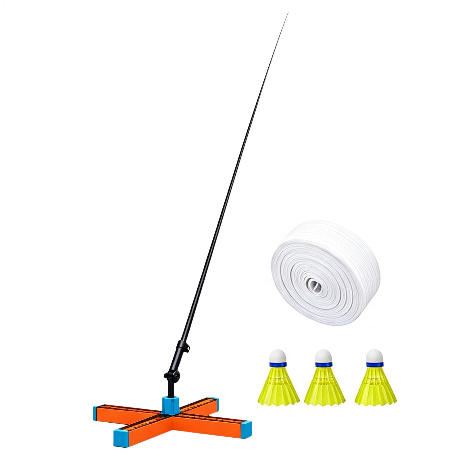 Badminton Kids - Badminton Enkelvoudig Trainingshulpmiddel Draagbaar Opvouwbaar Automatische