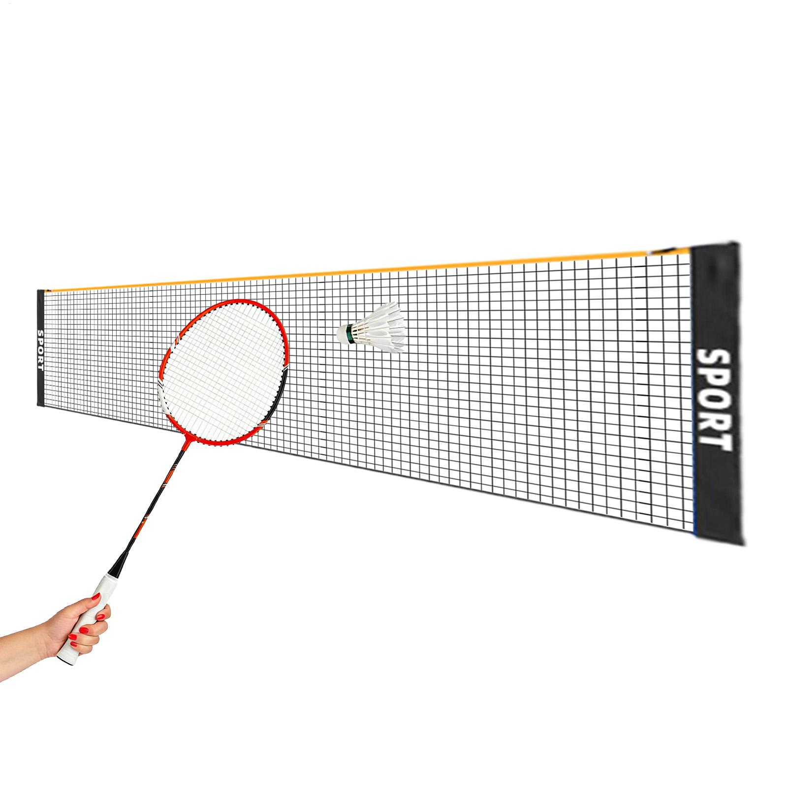 Badminton Kids - Draagbaar volleybalnet, weerbestendig, hoogteverstelbaar, voor achtertuin,
