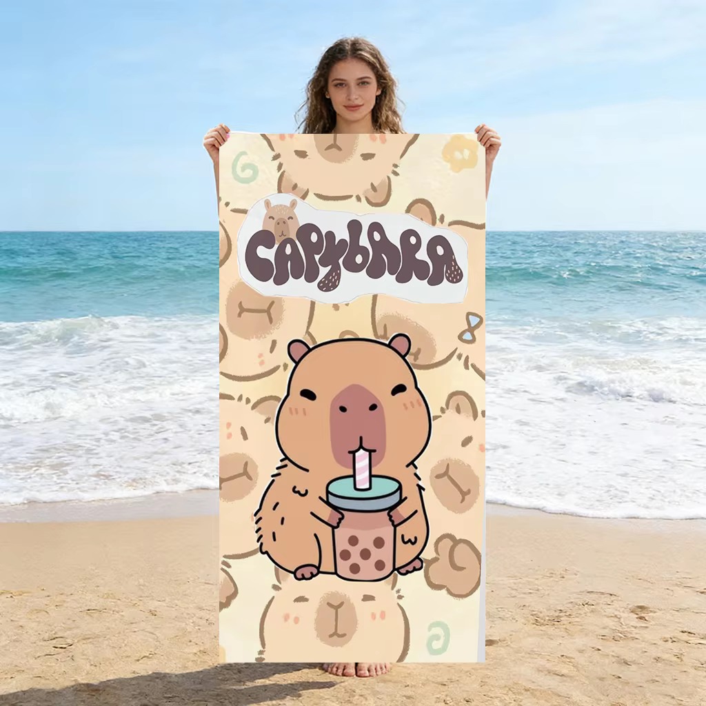 Capybara Cartoon sneldrogende  - Towel Small Sport recensie en prijs