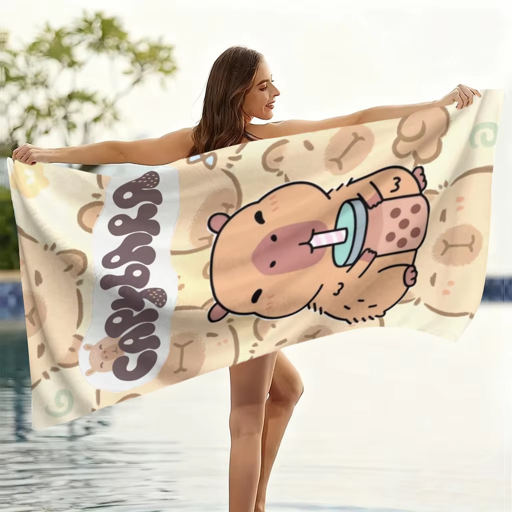 Capybara Cartoon sneldrogende  - Towel Small Sport recensie en prijs