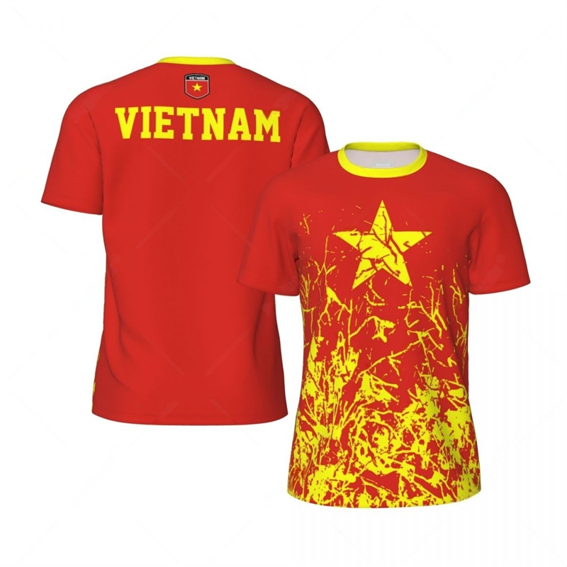 Vietnam Vlag Grafische Voetbal - Badminton Vietnam recensie en prijs