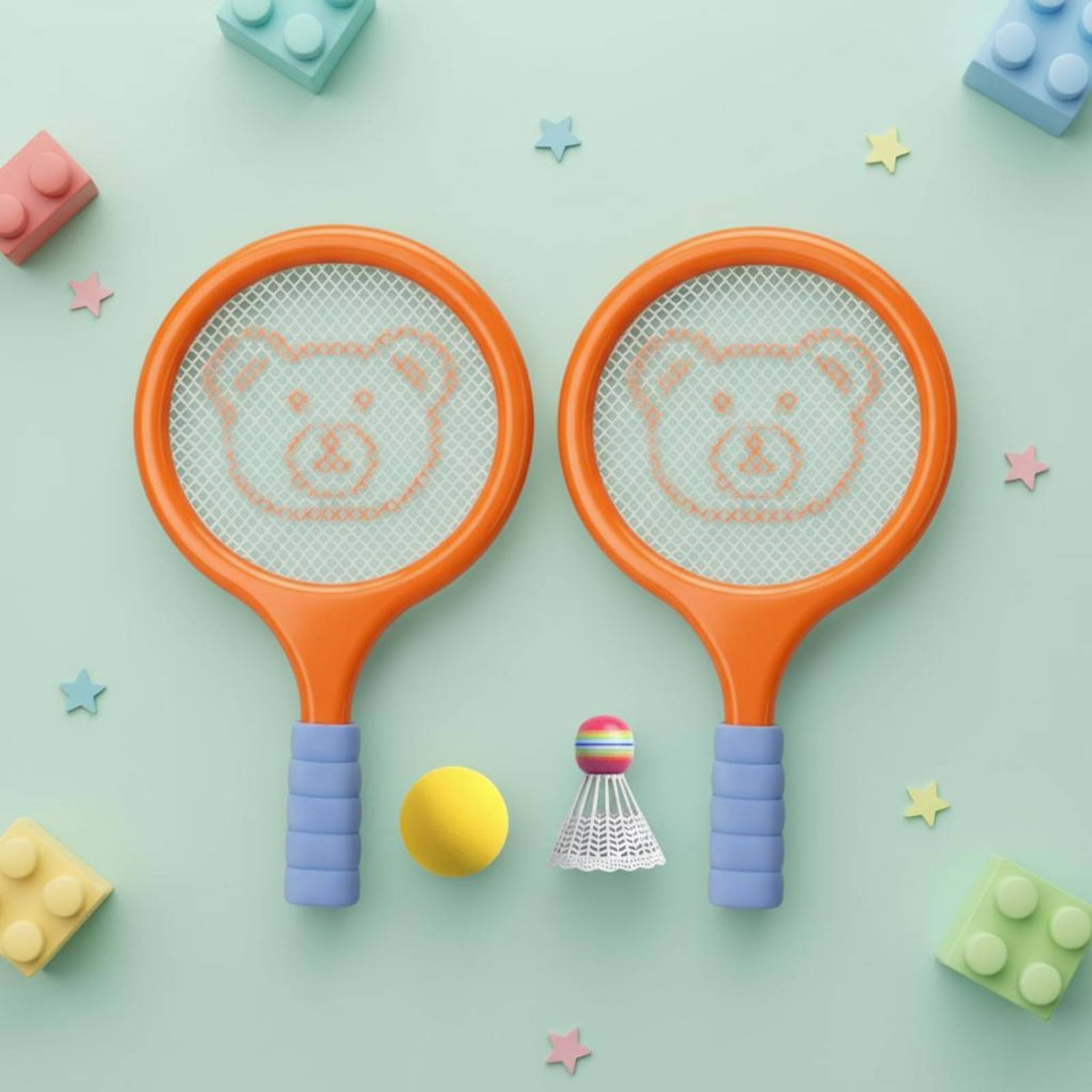 Ouder-kind speelracketset Mult - Badminton Kids recensie en prijs